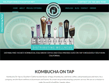 Tablet Screenshot of kombuchaontap.net
